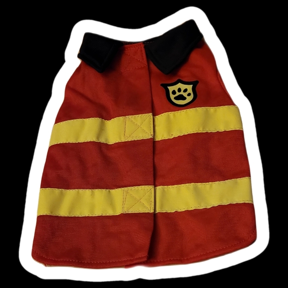 X-Small Firefighter Halloween Costume for Dog - Picture 2 of 6